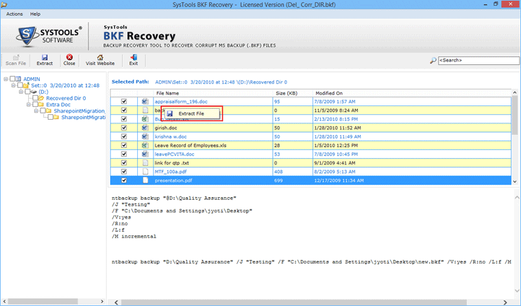tool to repair bkf file, repair corrupt bkf file, recover xp bkf file, bkf database recovery, bkf repair tool, how to recover bkf file