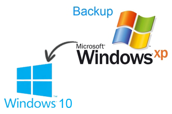 xp backup to win 10